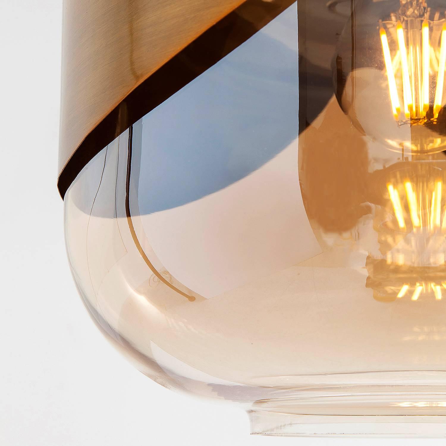 Pendelleuchte Golden Goblet 1-Flammig Glas Stahl  4