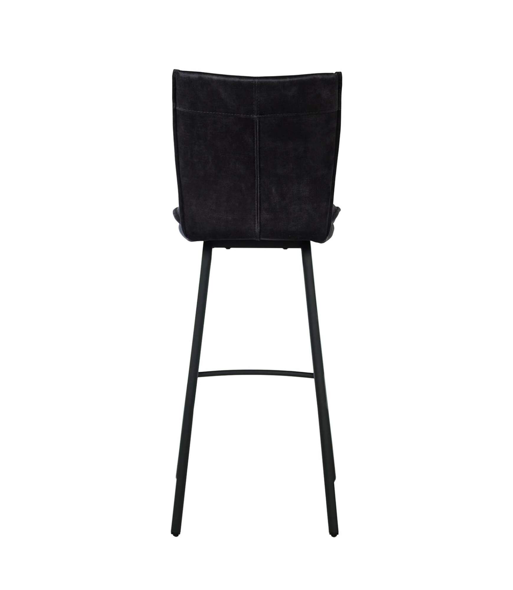 Barstuhl Samt Metall Schwarz 3