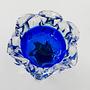Böhmische Schale Blau Transparent 1970er Jahre 6