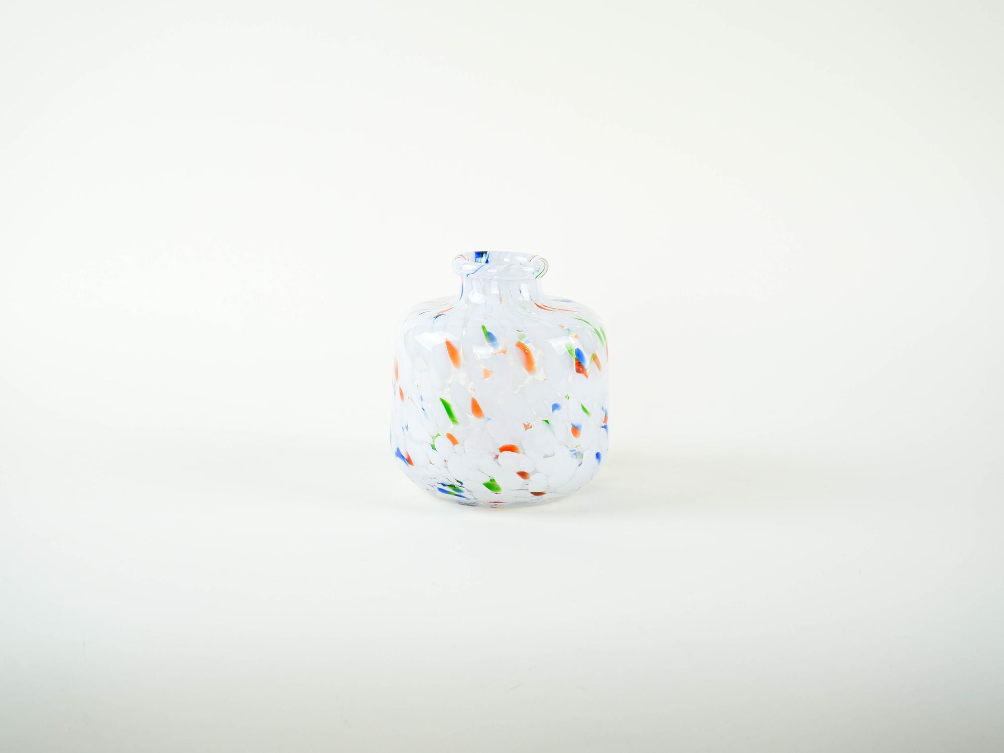Mosaic glass vase 1970s 2