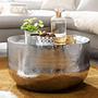 Luckow Couchtisch Aluminium Silber 1