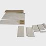 Beliz Lowboard Wood Veneer Travertine 5