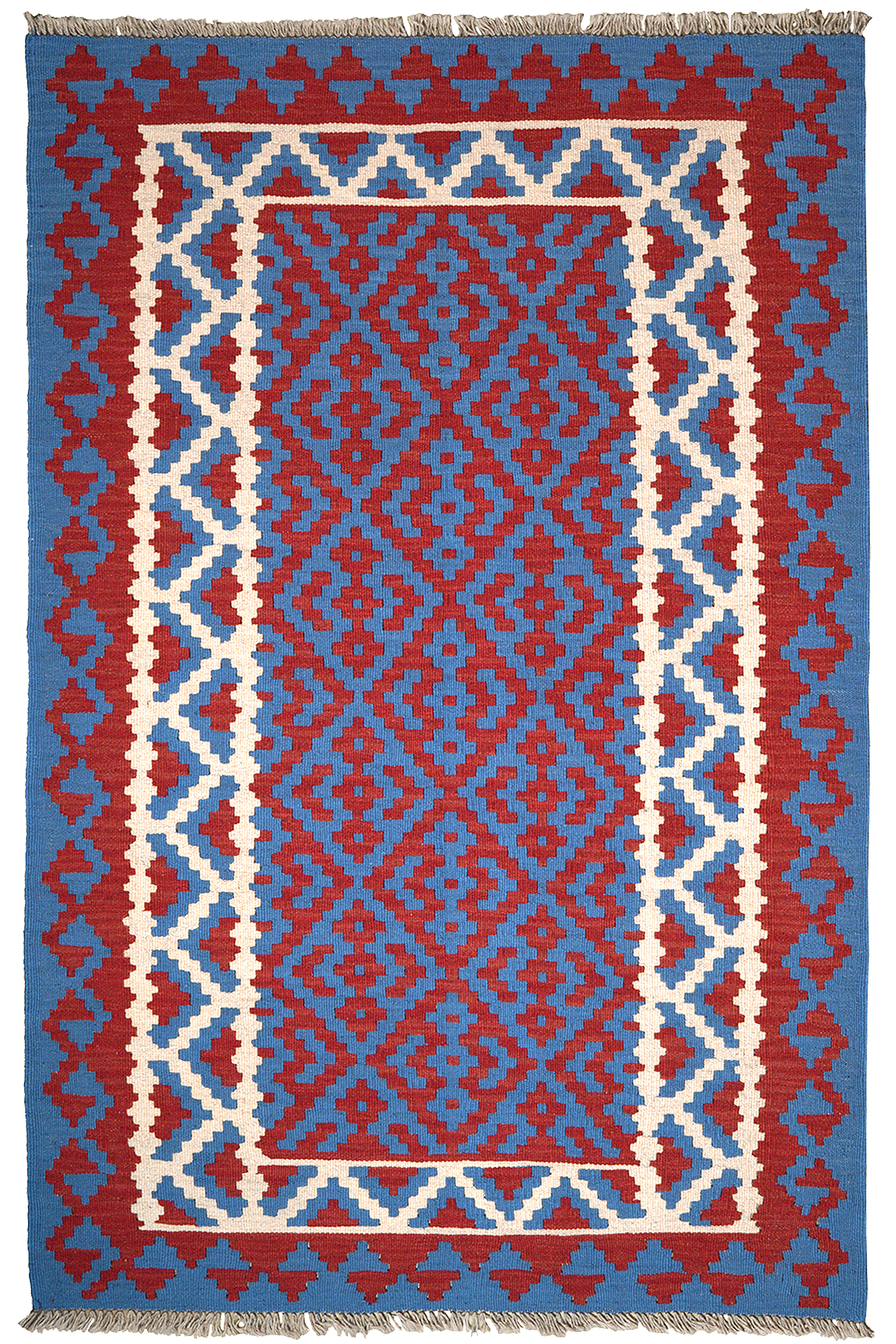 Kilim Gashgai Teppich Mehrfarbig 0