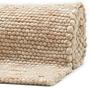 Wollteppich Hörnum Schurwolle Beige 40 x 60 cm 3