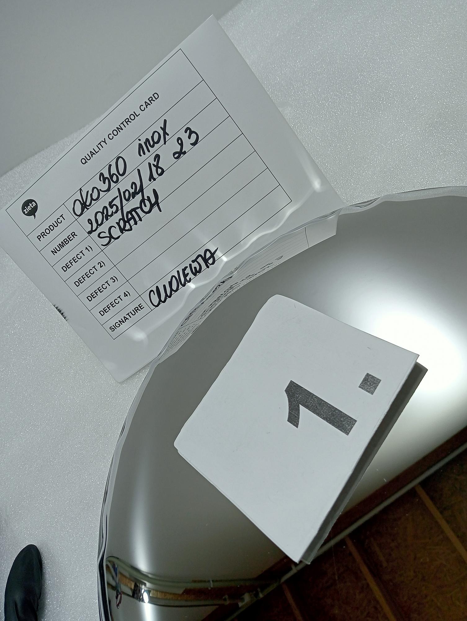 OKO Mirror 360 Polished Stainless Steel Silver 3