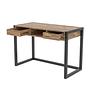 Ogene Schreibtisch Holzfurnier Schwarz 6
