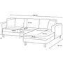 Kale Sofa Chaise Lounge Left Grey 6