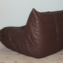 Togo Lounge Set 3-pc. Madras Leather Brown 5