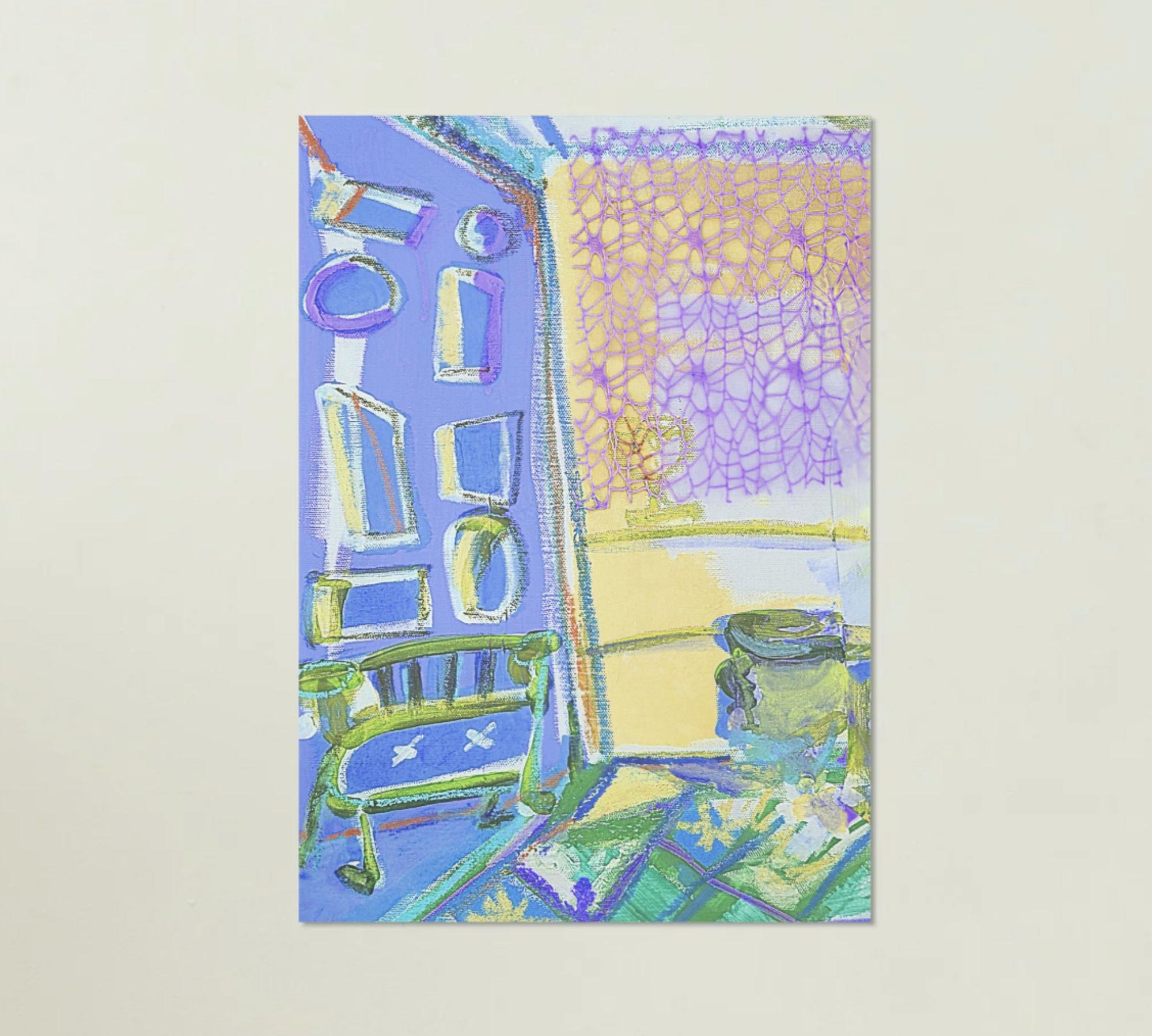 La Sala Azzurra Kunstdruck Mehrfarbig 3