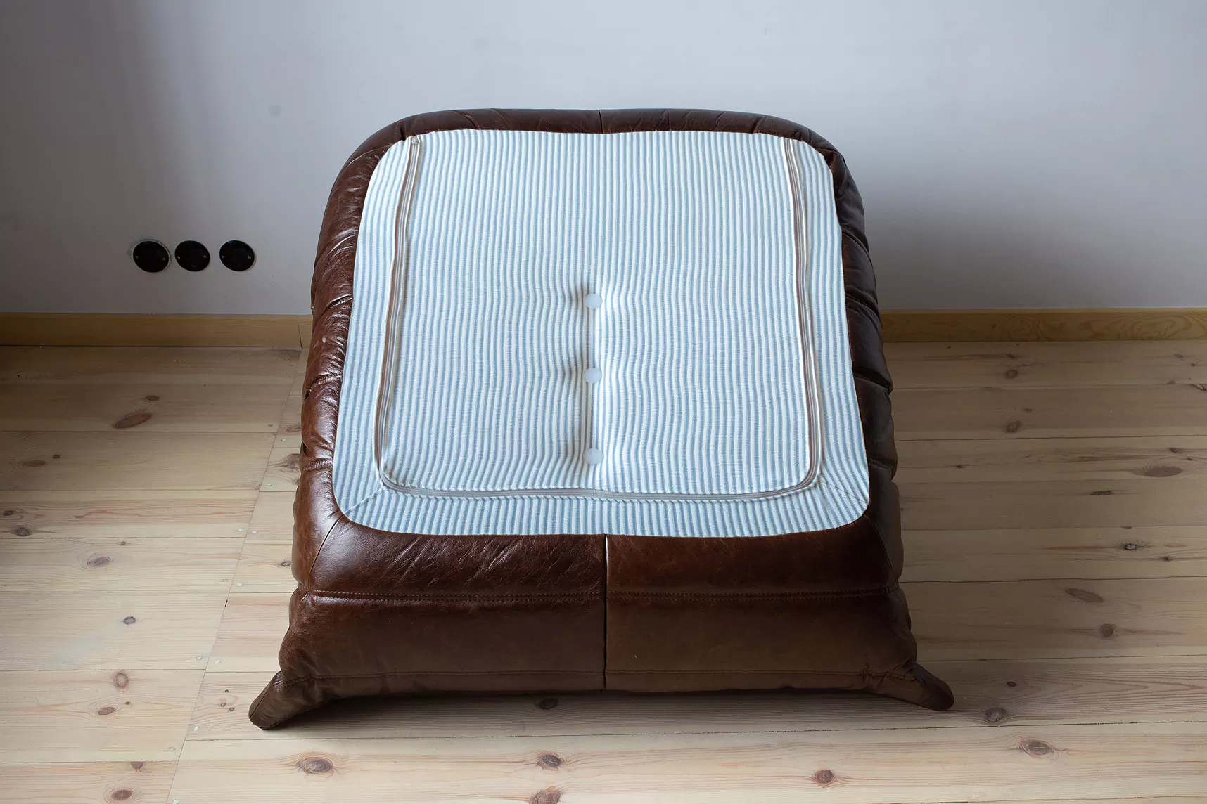 Togo Sessel Hochglanzleder Dunkelbraun 4