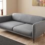 Venedik Sofa 3-Sitzer Grau 5