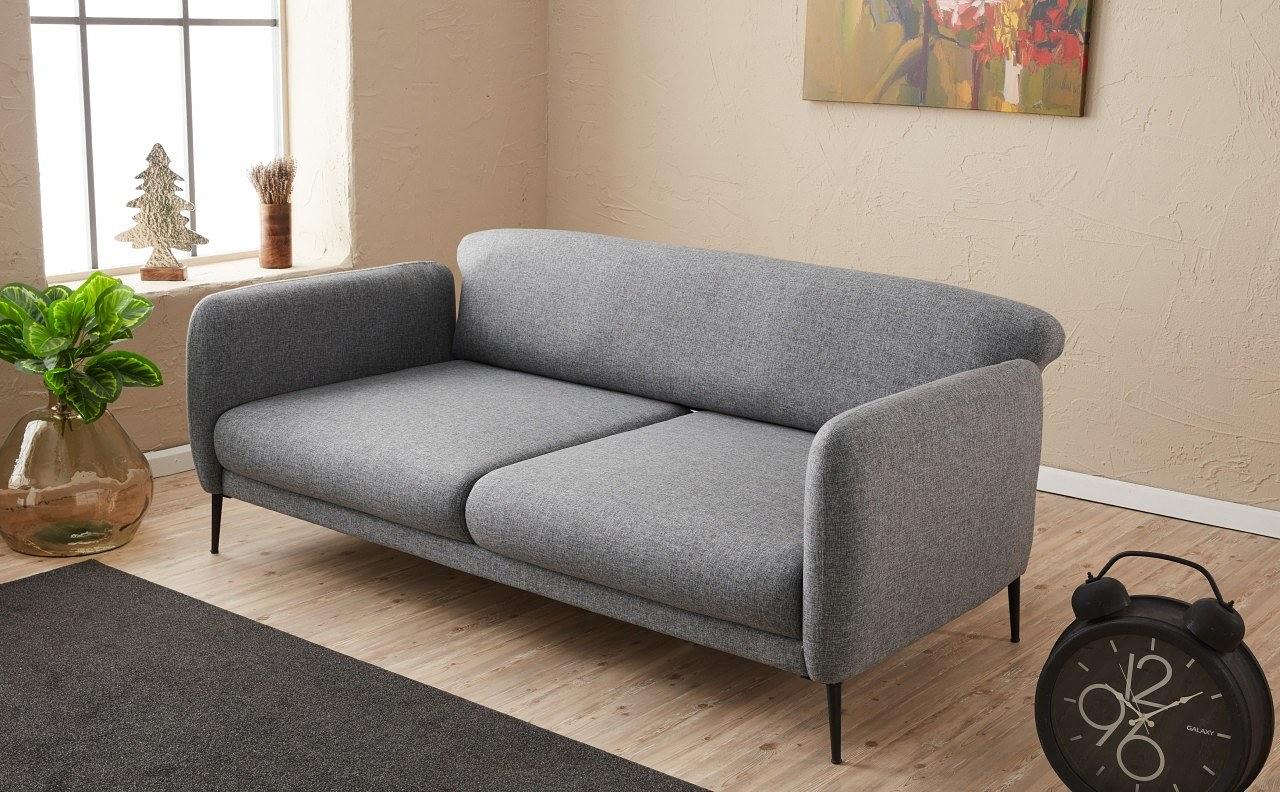 Venedik Sofa 3-Sitzer Grau 5