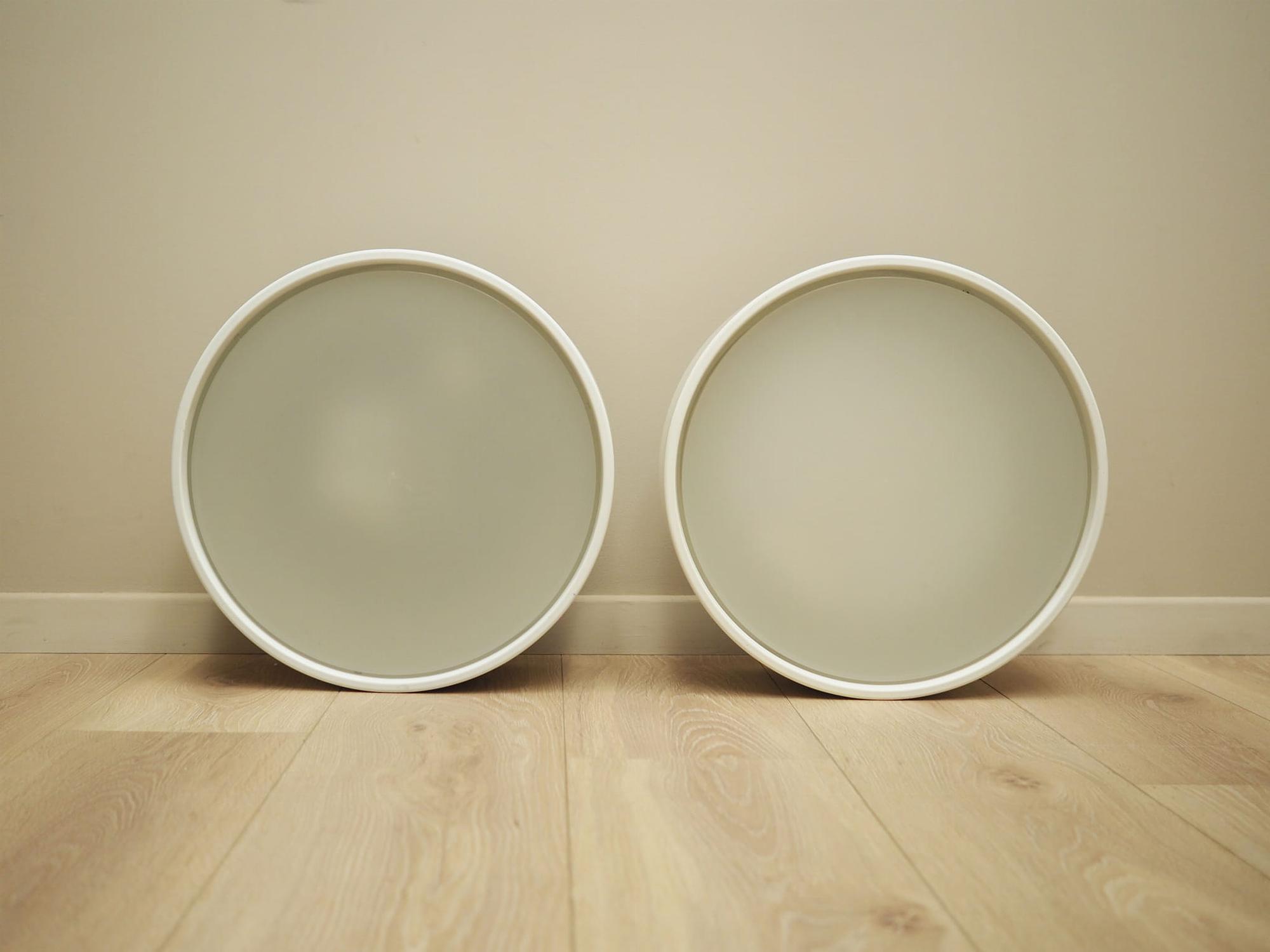 2x Wall lamp metal 1990s 1