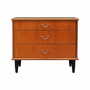 Vintage chest of drawers Teak wood Brown 1960s 0