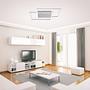 1-Flammig LED-Deckenleuchte Yuki I Polycarbonat Aluminium 2