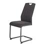 Dining chair Cotulla set of 4 metal black anthracite 3
