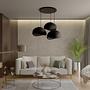 3-Flammig Wabi Sabi Haze & Hues Pendelleuchte Schwarz 4