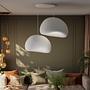 2-Flammig Wabi Sabi Dustfalls Pendelleuchte Weiß 2