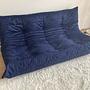 Togo 3-Sitzer Sofa Blau 0