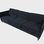 Osaka Sofa Getuftete Sitzfläche Tomelilla Stoff 3144 Blau 4