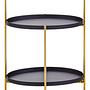 Trosa Beistelltisch Schwarz Gold 0