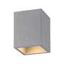 1-flammige Deckenleuchte Beton Metall Grau 0