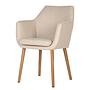 NICHOLAS Armlehnstuhl Beige 0