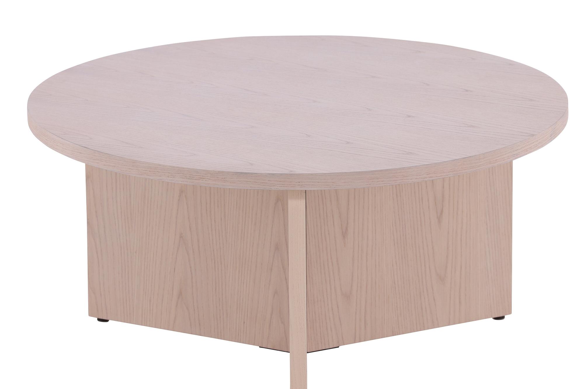 Saltö Coffee table Small White stained Wood 3