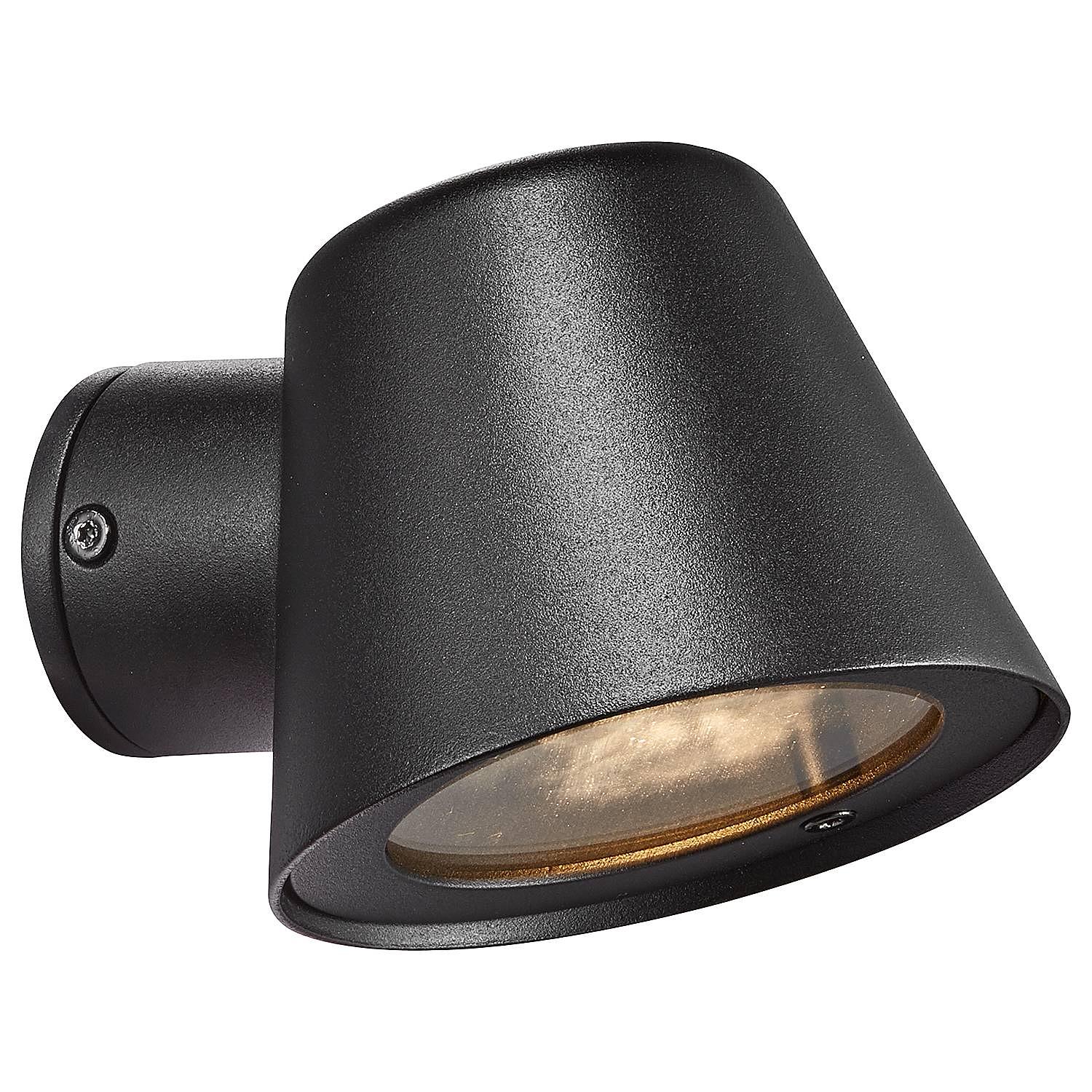 Wandleuchte Aleria Stahl Schwarz 0