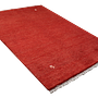 Gabbeh Teppich Wolle Rot 2