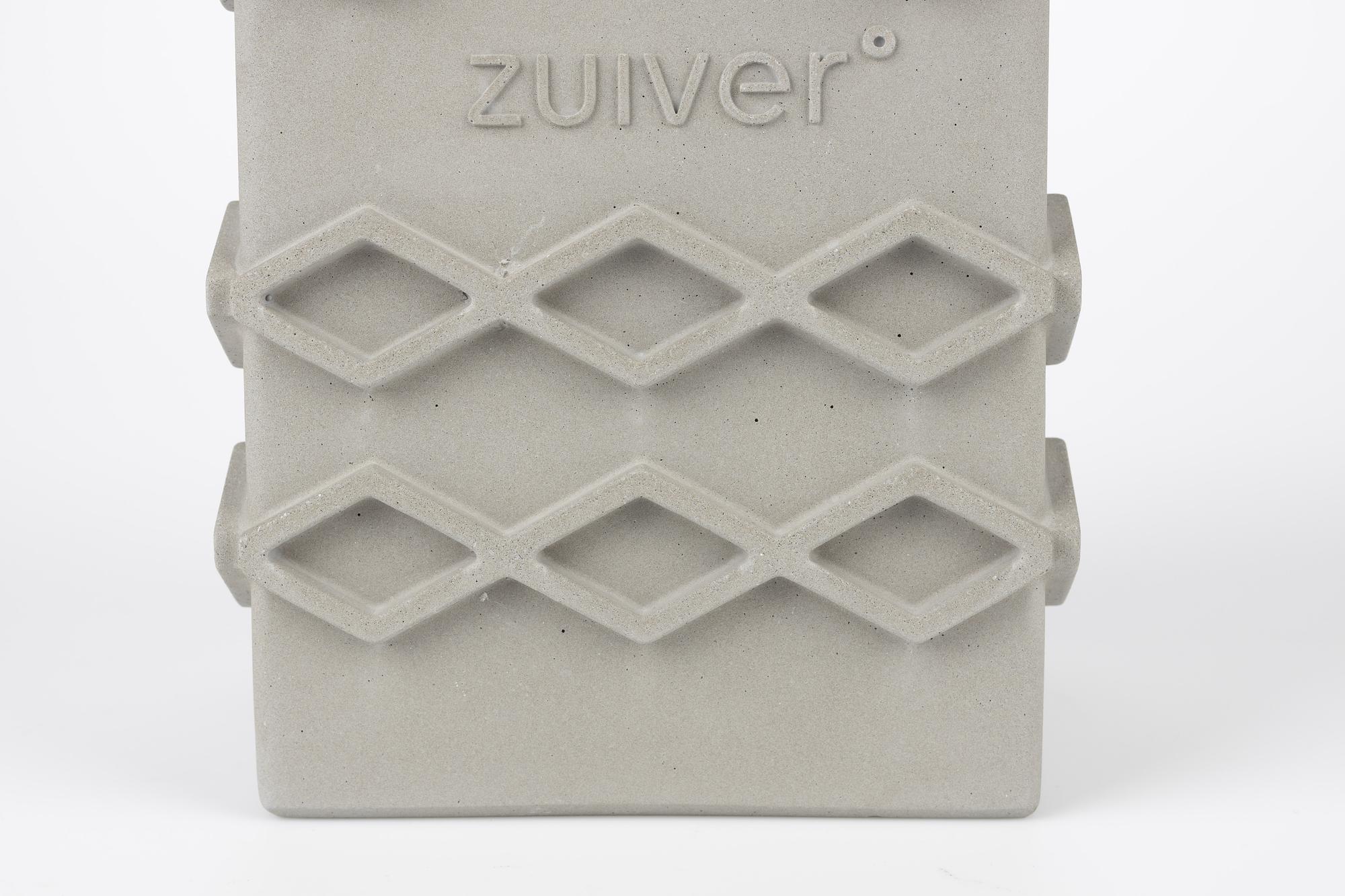 Graphic Vase Concrete Grey 3