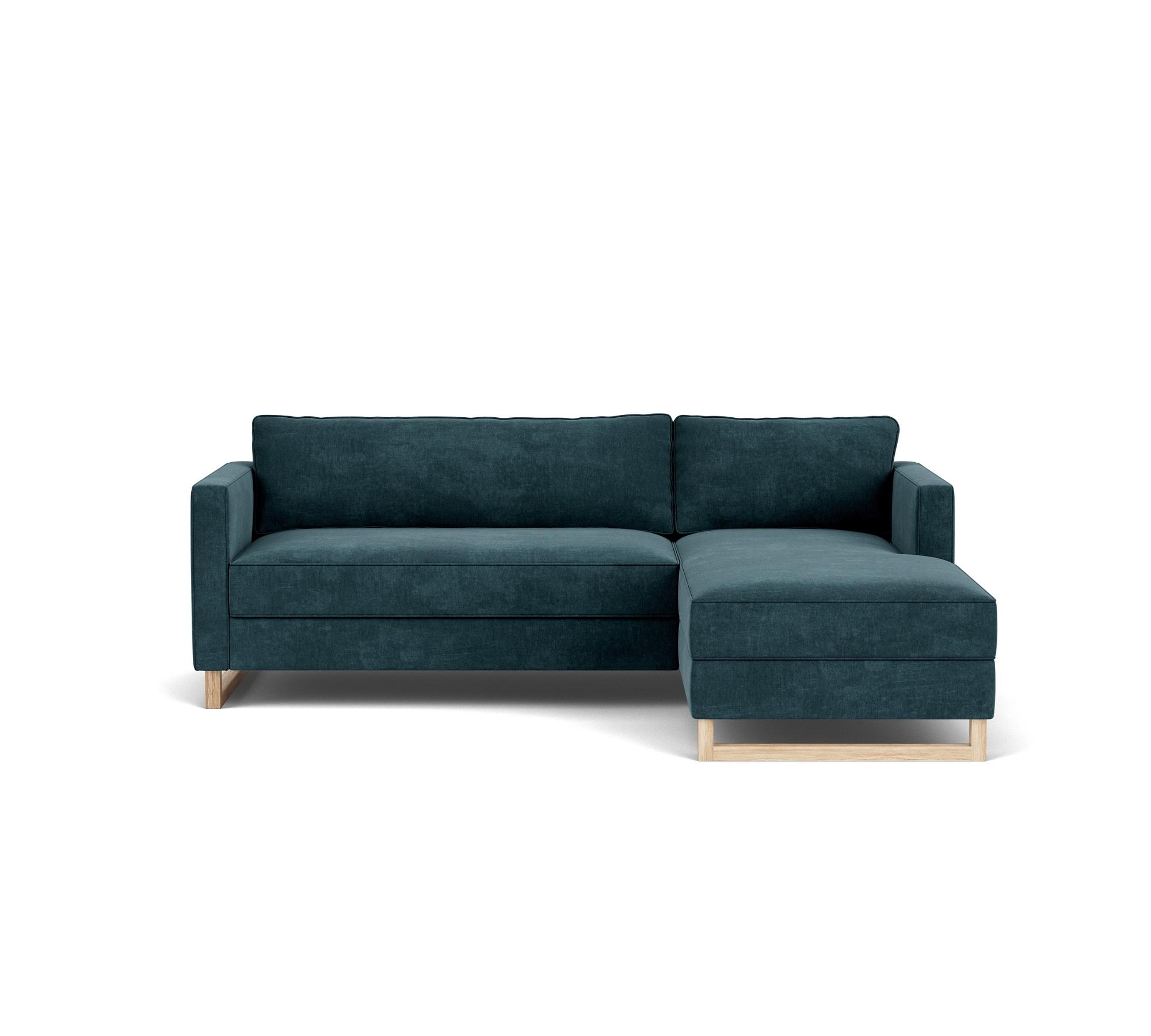Madison Schlafsofa Récamiere Rechts Danny Dusty Blue 1