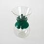 Coffee pot Glass Transparent Green 1980s 4