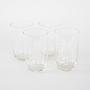 4x Glasses Transparent 3