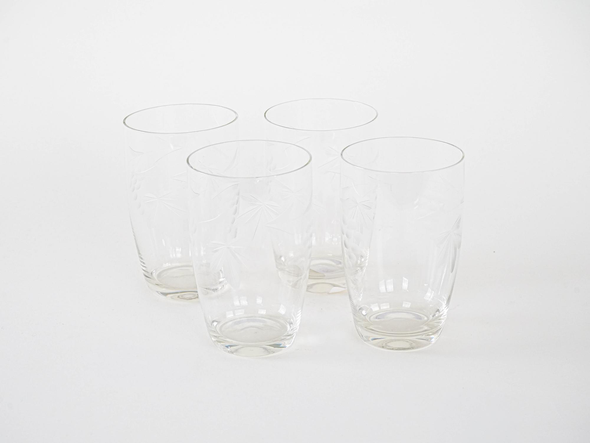 4x Glasses Transparent 3