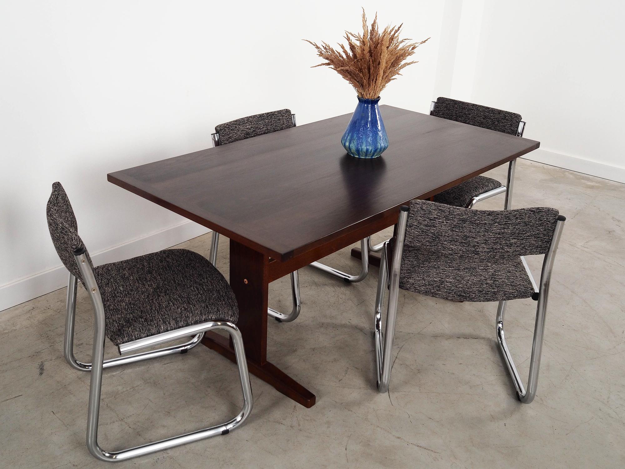 Tisch Eichenholz Optik 1970er Jahre 2