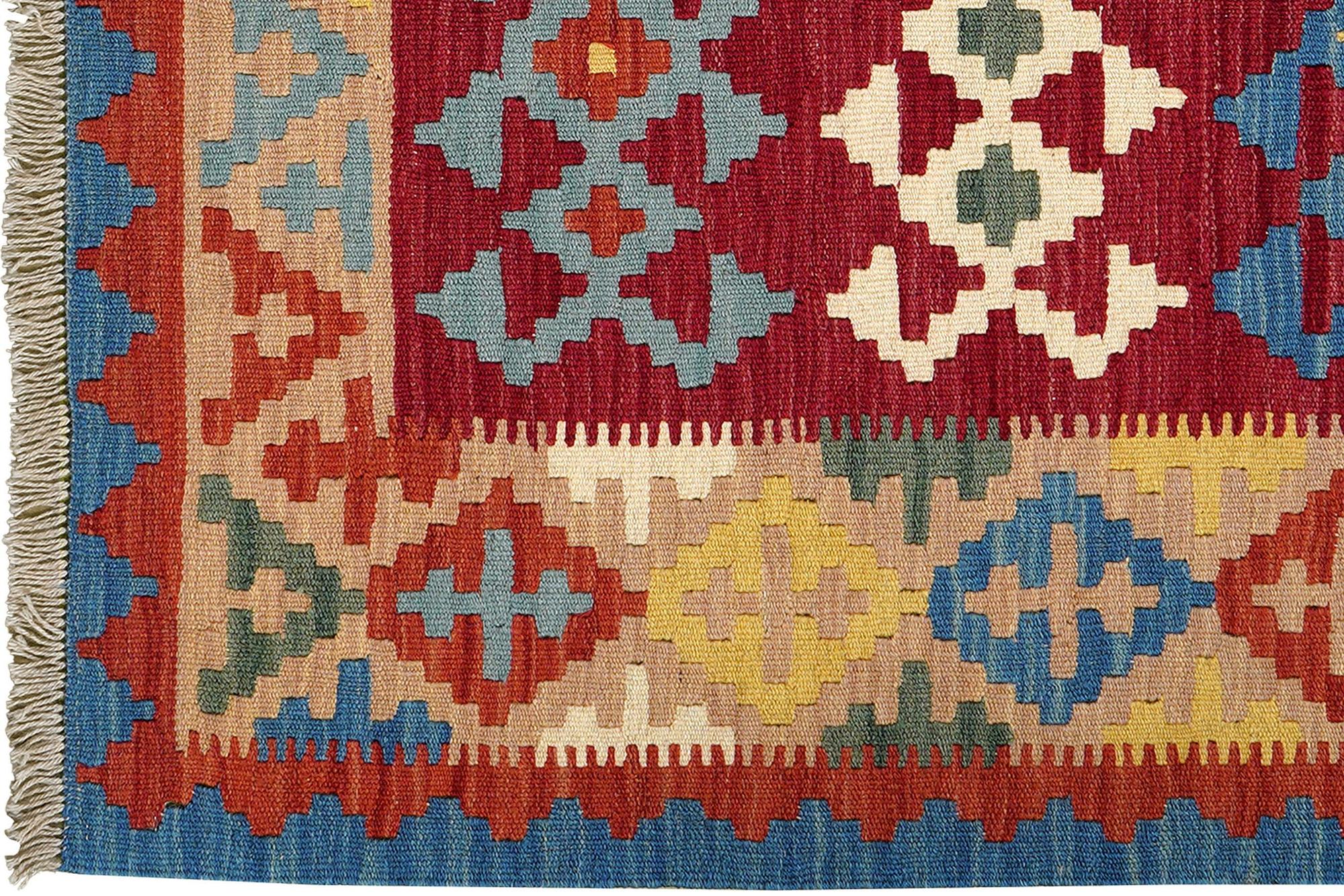 Kilim Gashgai Teppich Mehrfarbig 1
