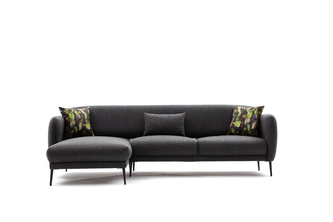 Venus Sofa Récamiere Links Anthrazit 6