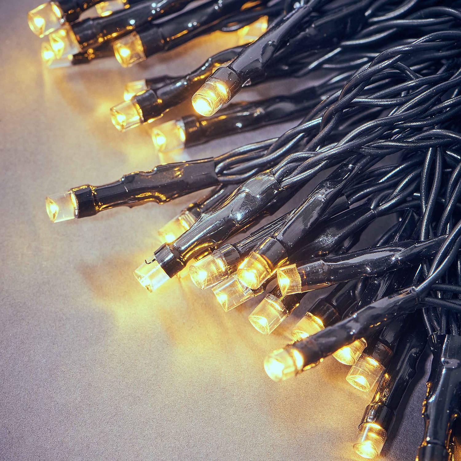 LED string lights 160-bulb Polyester 4