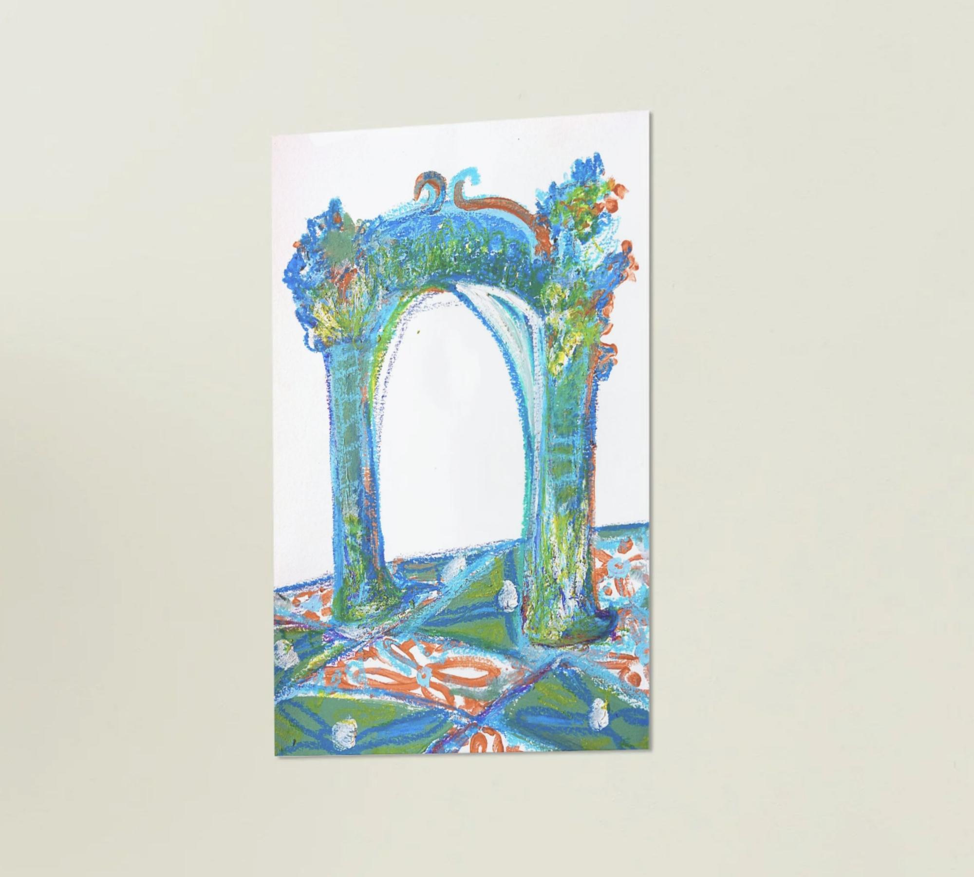 El Umbral Stampa d'arte Multicolore 2