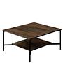 Black Line Couchtisch Holz Walnuss Schwarz 0