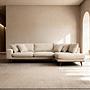 Corner Sofa Harper 3-Seater Right Beige 1