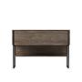 Luxe Sideboard Holz Schwarz Walnuss 6