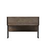 Credenza di lusso in legno impiallacciato nero 6