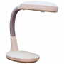 Vintage table lamp plastic white 1960s 0