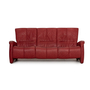 Himolla Sofa Leder 3-Sitzer Rot 0