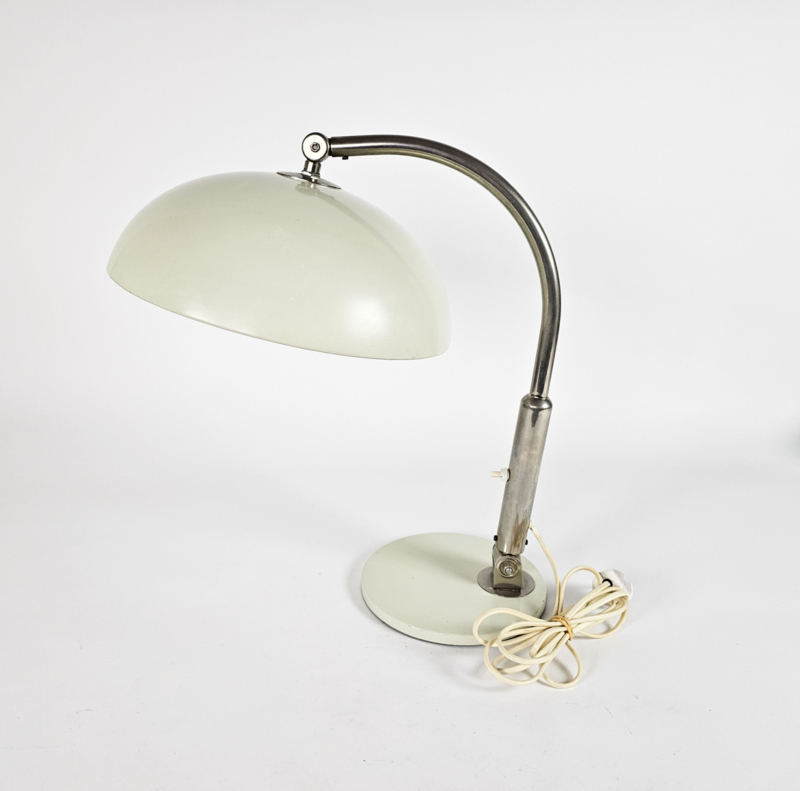 Tischlampe Model P-144 Hala Zeist H. Th. Busquet Creme 1