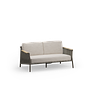 SCOOP Loungesofa 2 Sitzer Lava Braun Kissen Beige 0