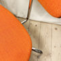 Wilde&Spieth Eiermann SE 68 Stuhl Textil Stahl Orange 1