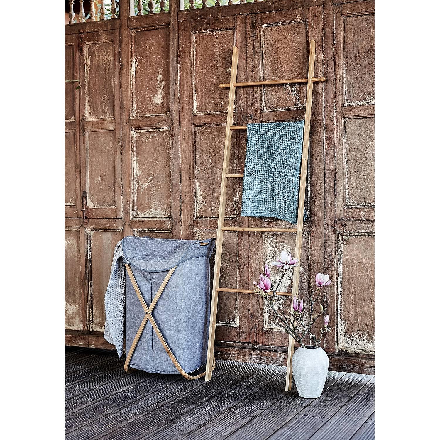 Bahari Handtuchleiter Bambus Braun 2